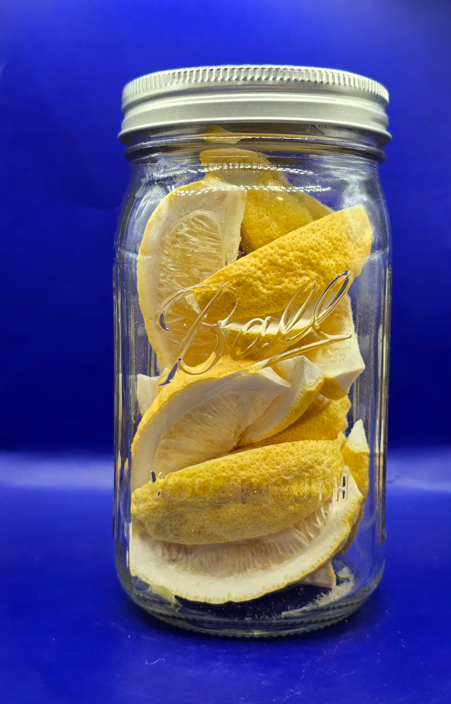 Freeze dried lemon wedges 32oz jar