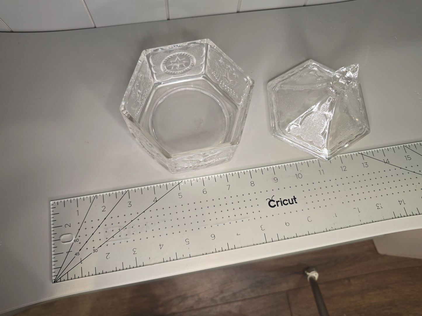 Candy dishes from from the 60's and 70's