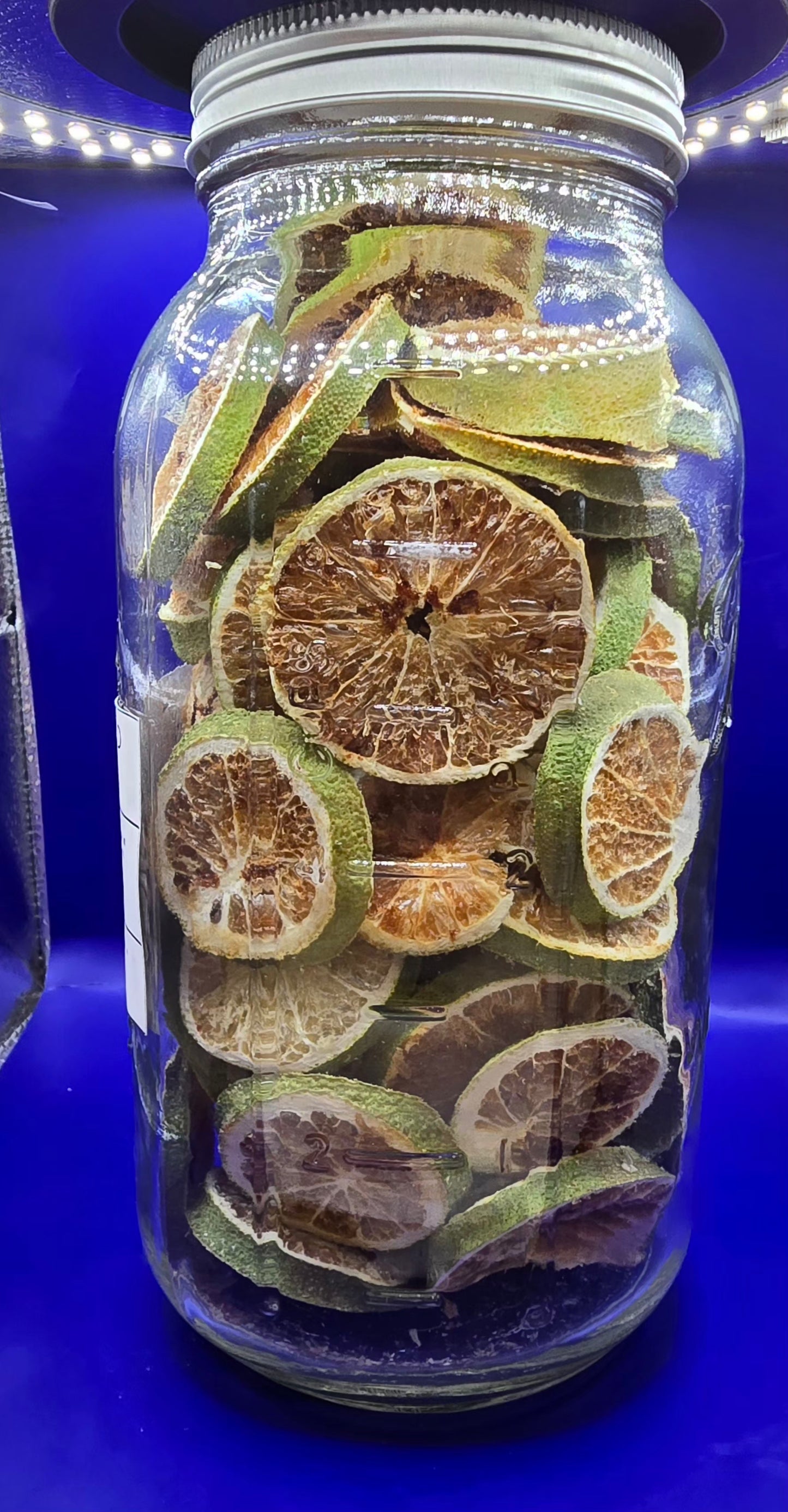 Freeze dried lime rings 64oz jar