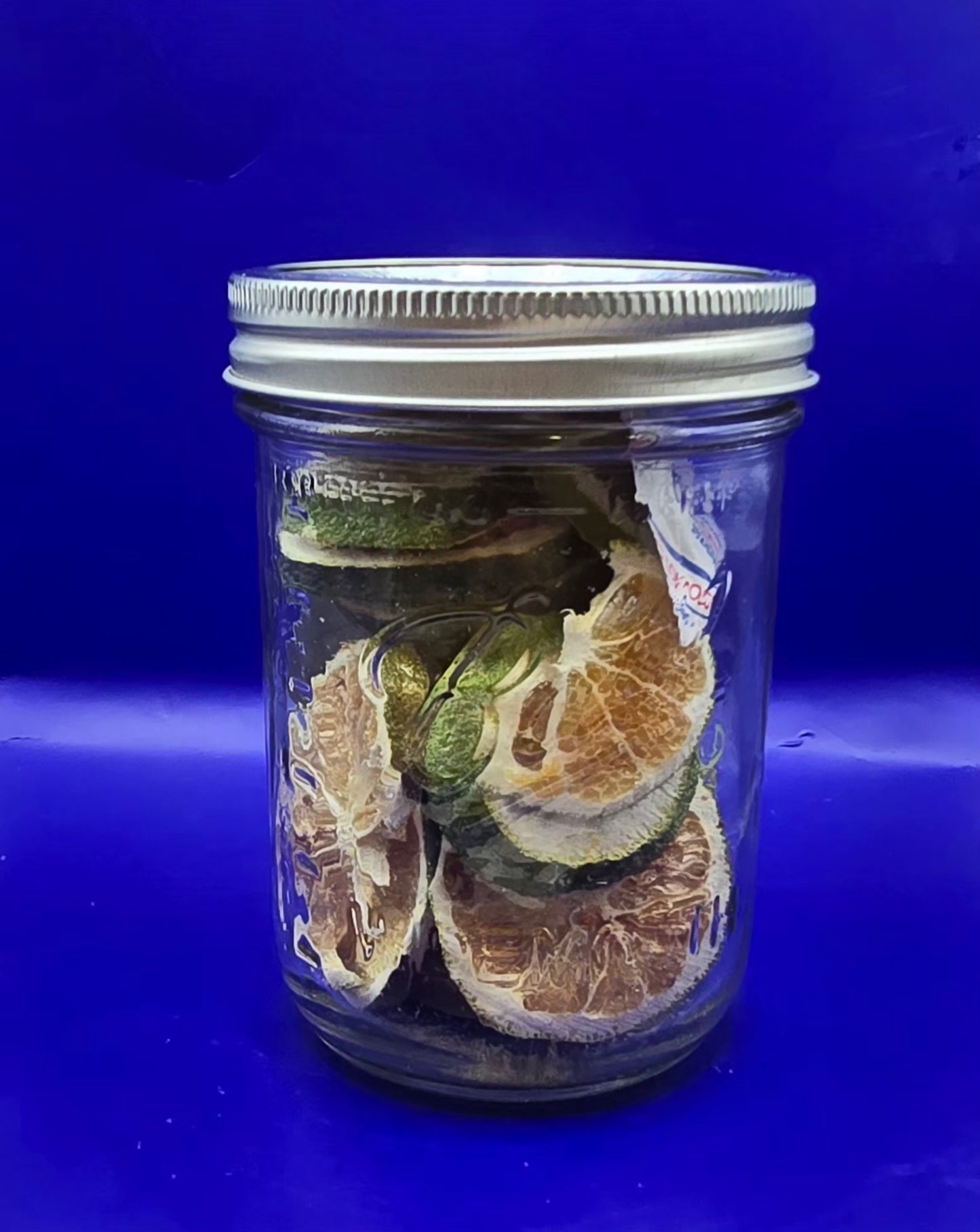 Freeze dried lime rings 16oz jar