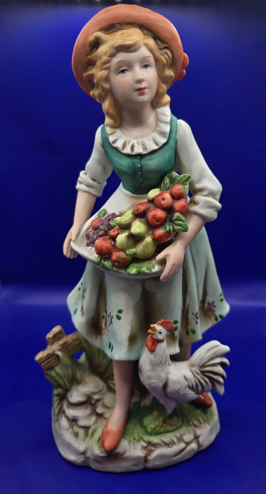 Homco meissen porcelain figurine boy & girl farmer collection 8881