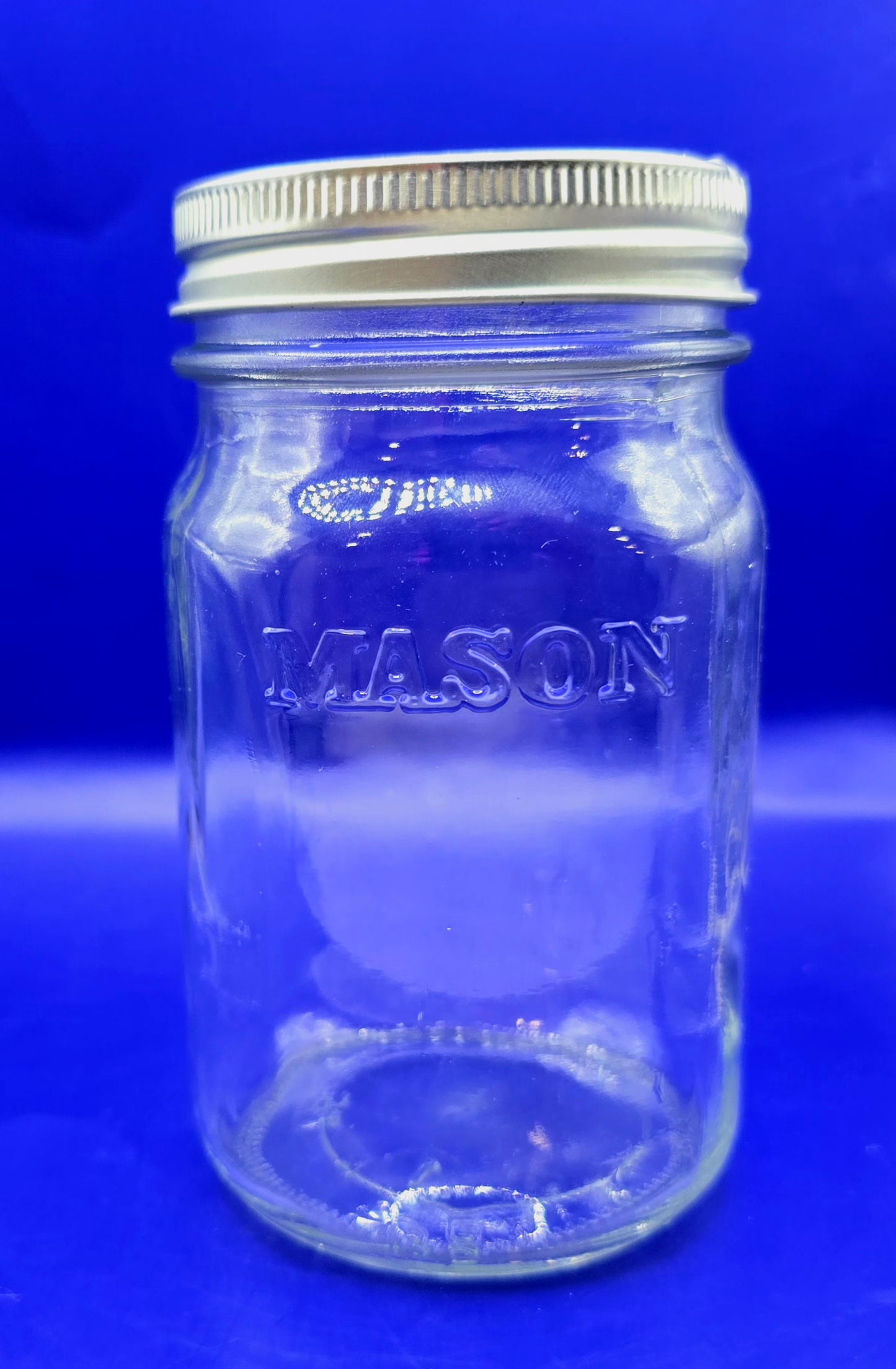 Collection Of Vintage Mason jars from 12oz to 8oz set of 6