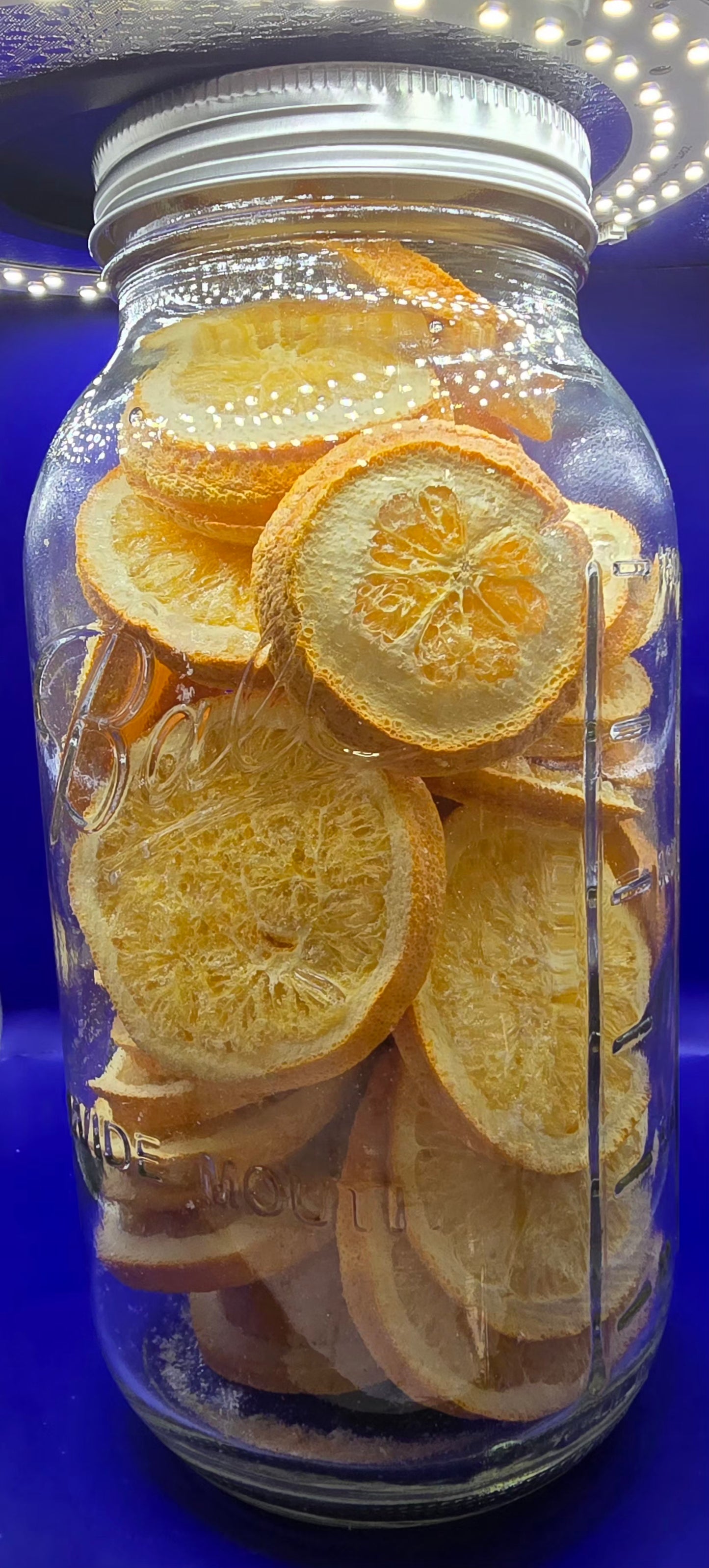Freeze dried orange rings 64oz jar