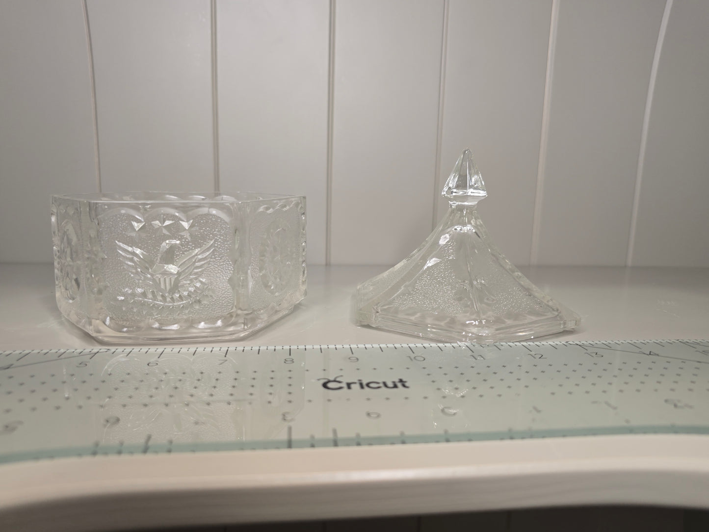 Candy dishes from from the 60's and 70's