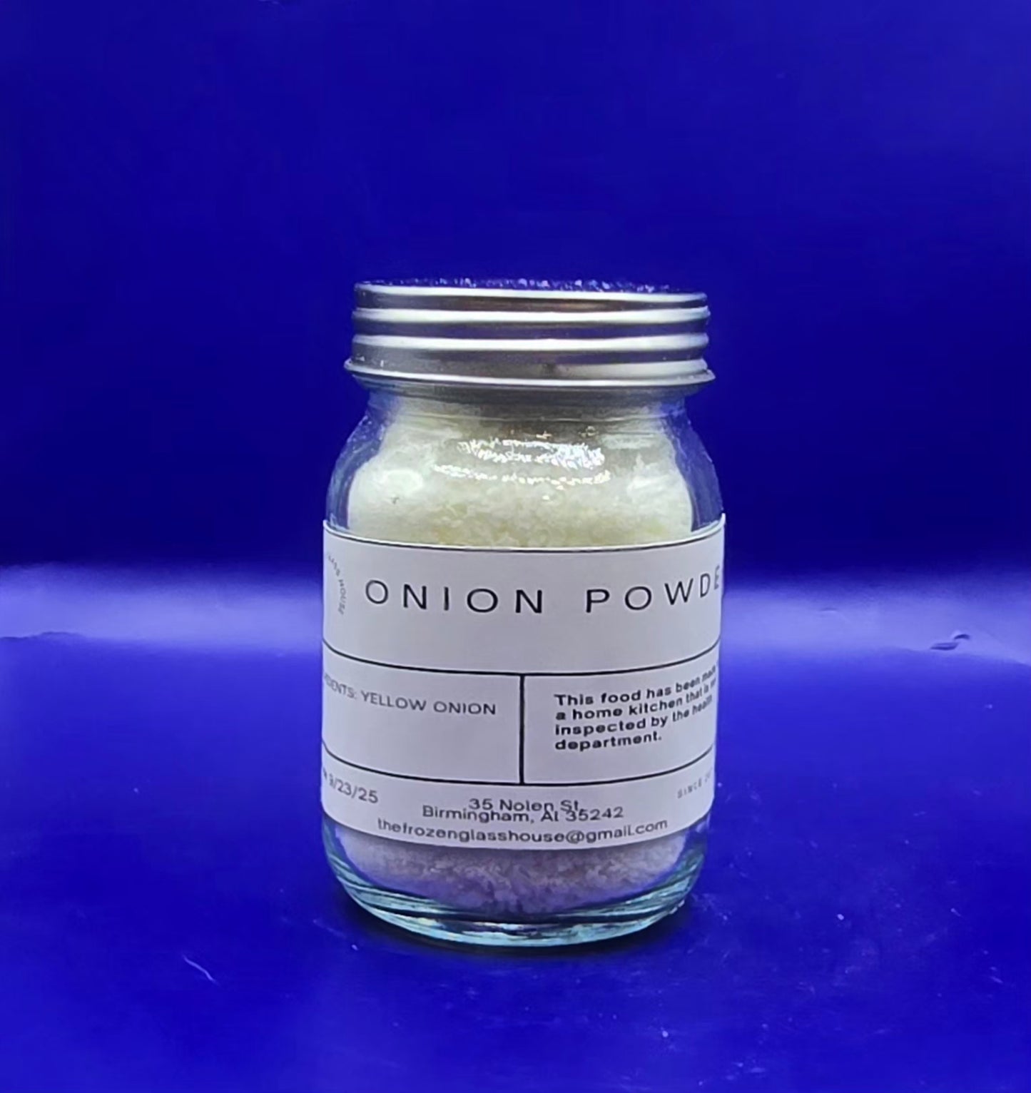 Freeze dried Onion powder 4.75 mini jar shaker