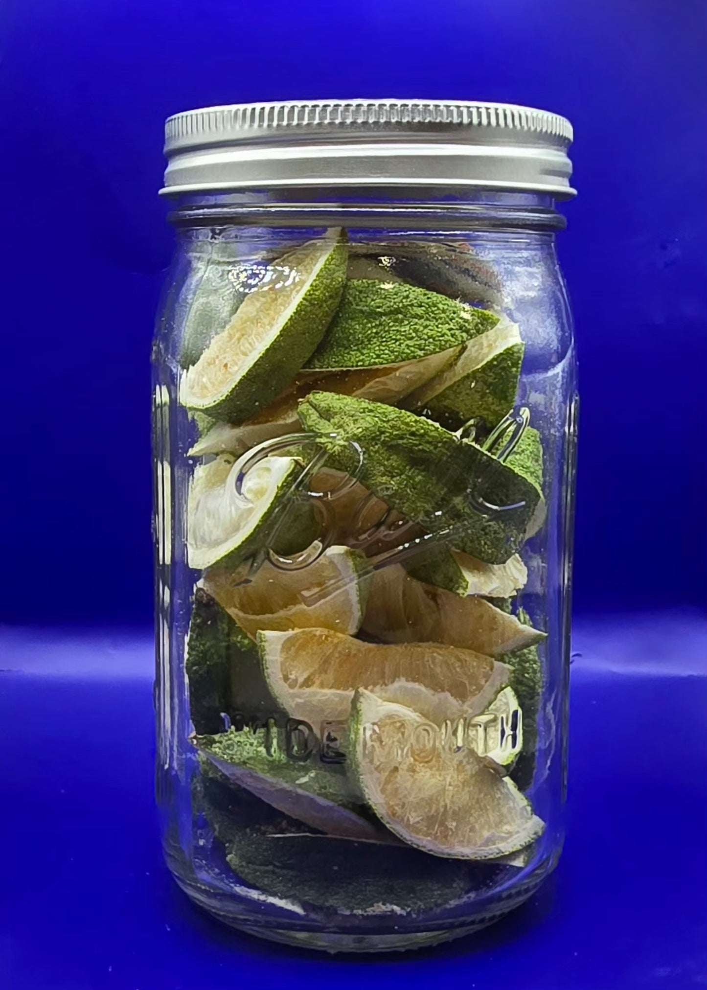 Freeze dried lime wedge 32oz jar