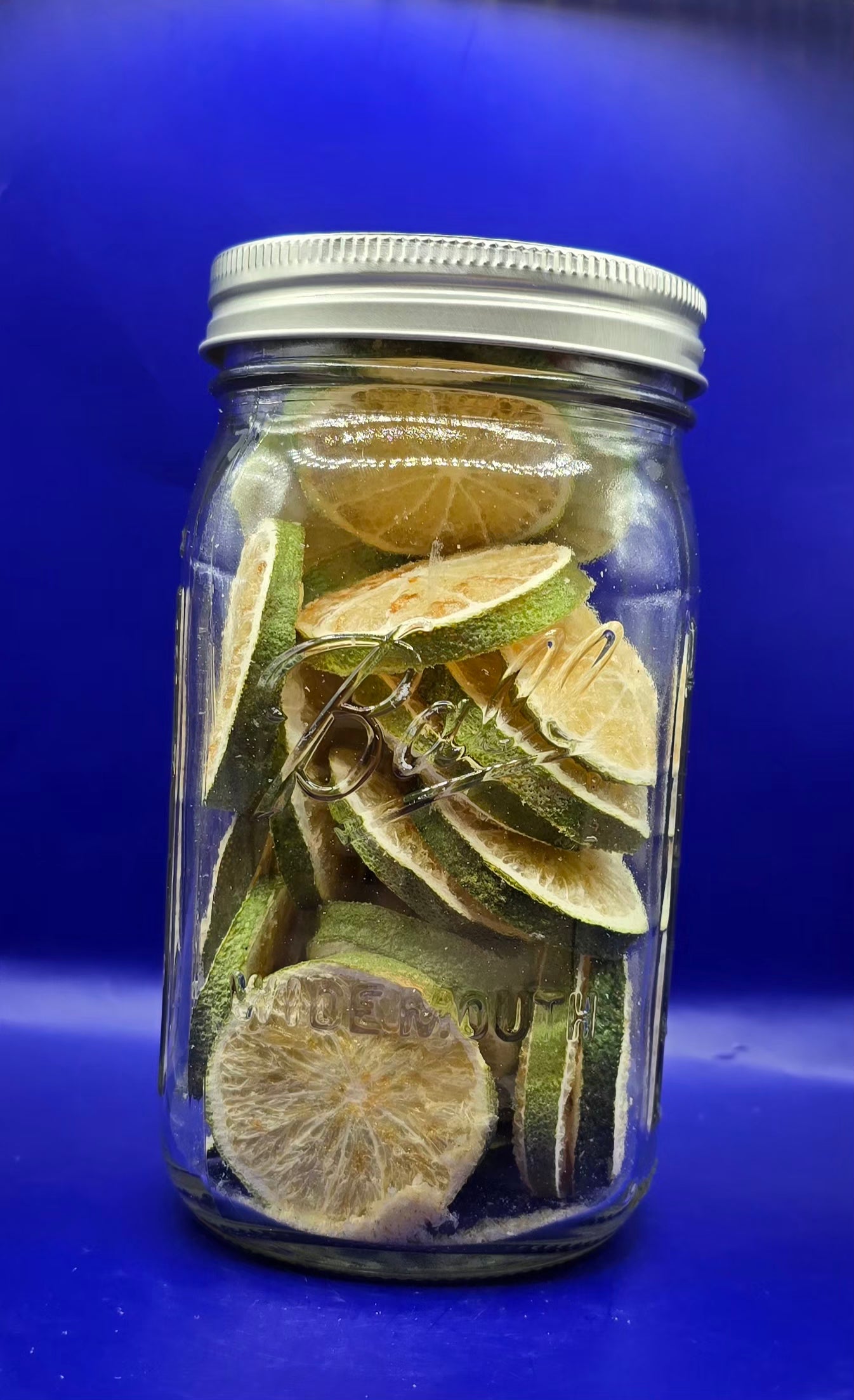 Freeze dried lime rings 32oz jar