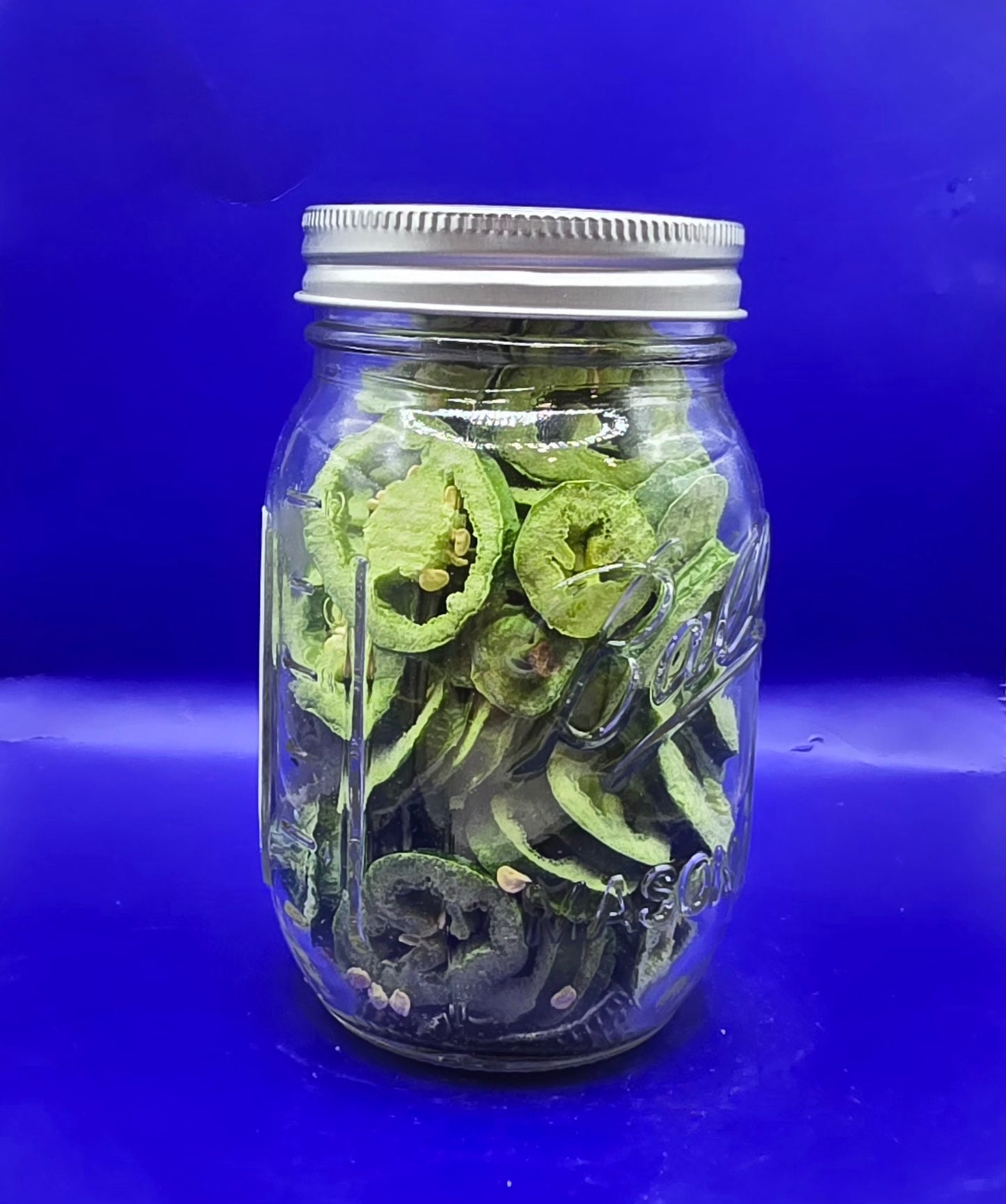 Freeze dried jalapeno slices 16oz jar