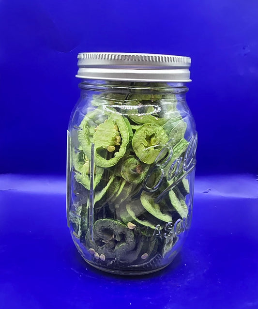 Freeze dried jalapeno slices 16oz jar