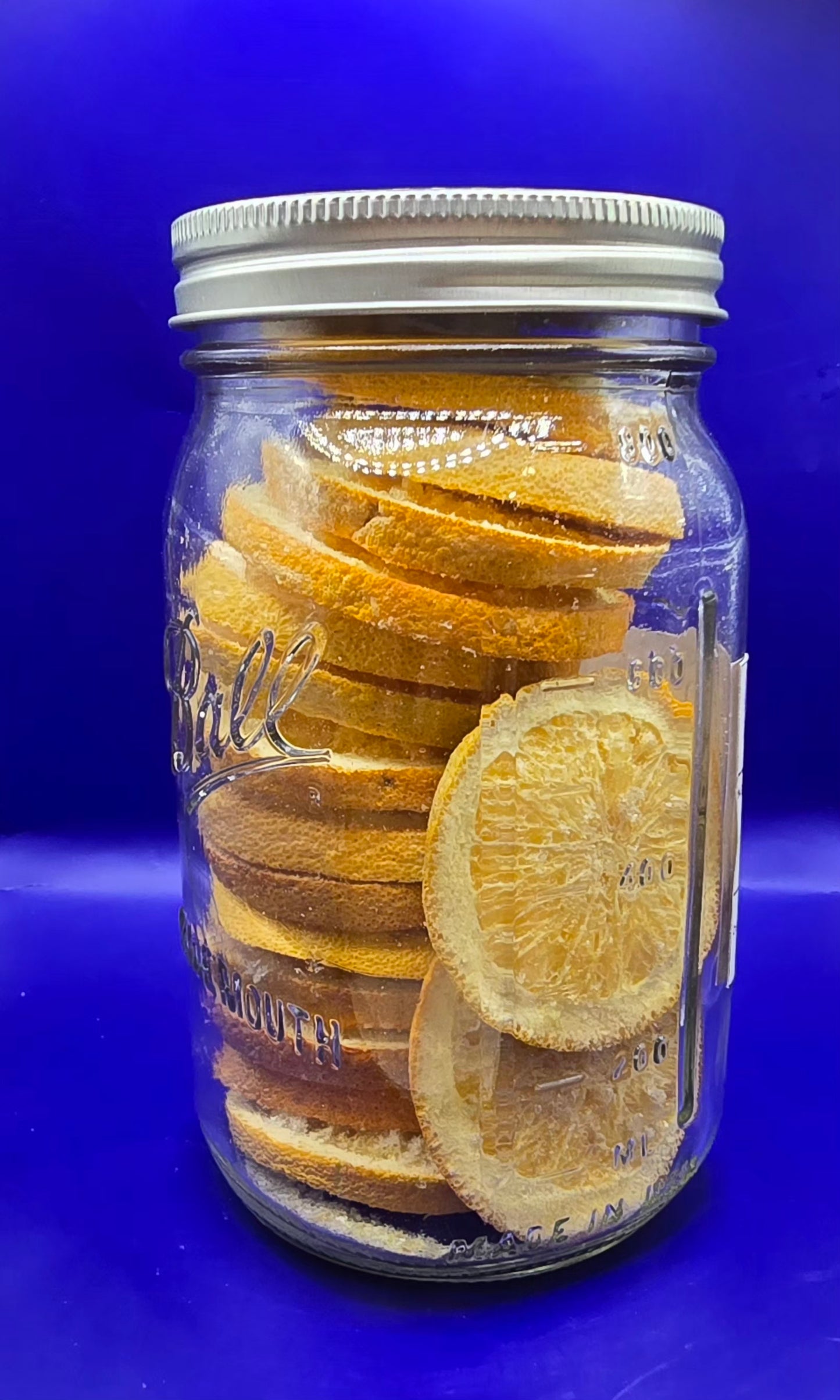 Freeze dried orange rings 32oz jar