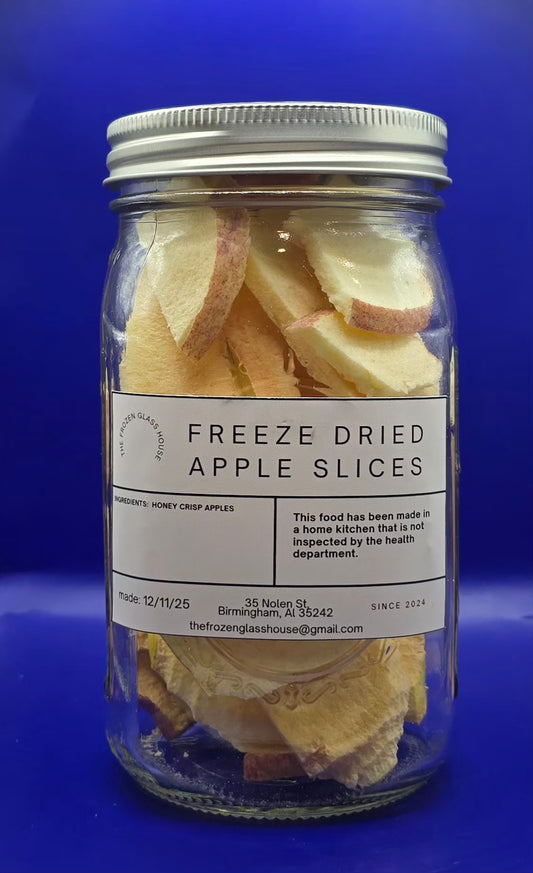 Freeze dried apple slices 32oz jar