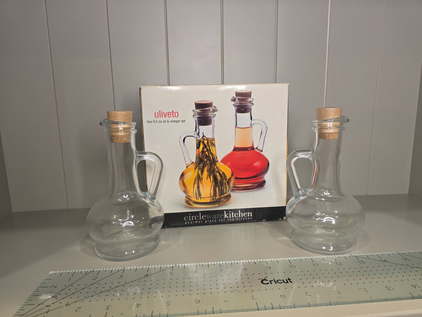 ULIVETO 9.5 oz. Oil and Vinegar Cruets