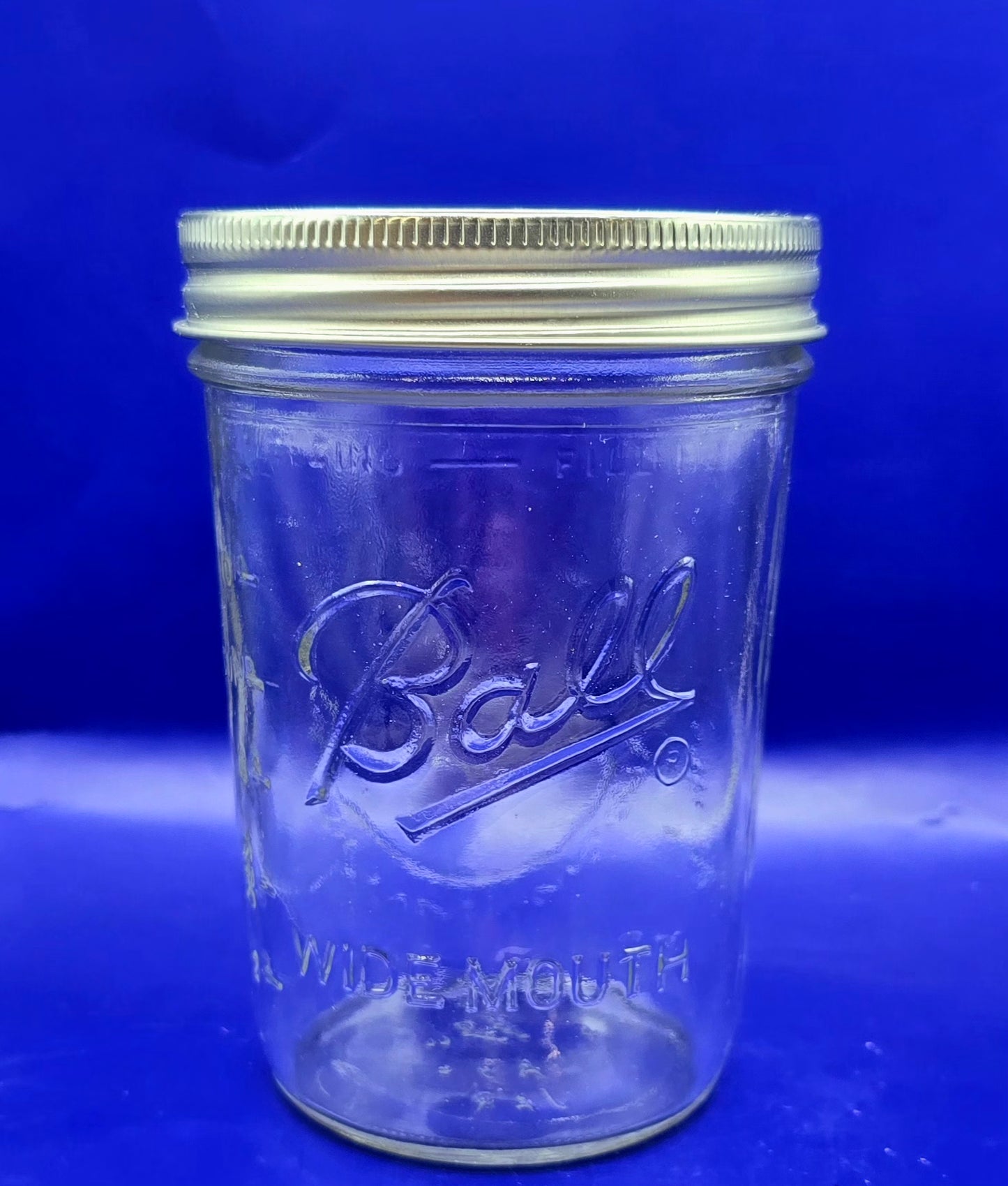 Collection Of Vintage Mason jars from 12oz to 8oz set of 6