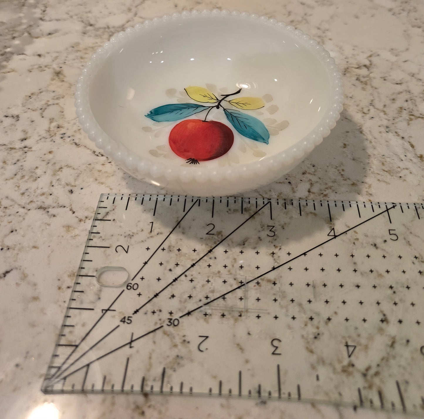 Vintage Milk Glass WESTMORELAND Beaded Edge