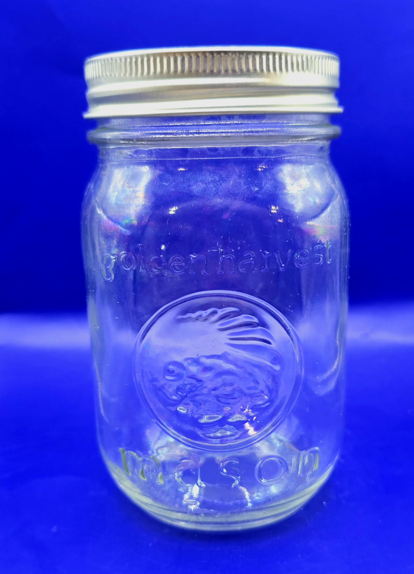Collection Of Vintage Mason jars from 12oz to 8oz set of 6