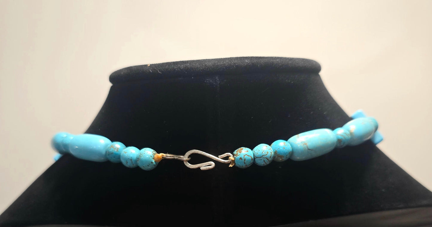 New Mexico turquoise necklace short length