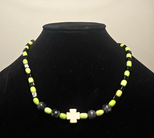 New Mexico  neckless medium length with white cross